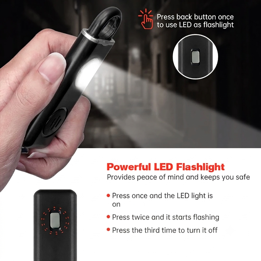 SafeSiren - 130db Personal Alarm
